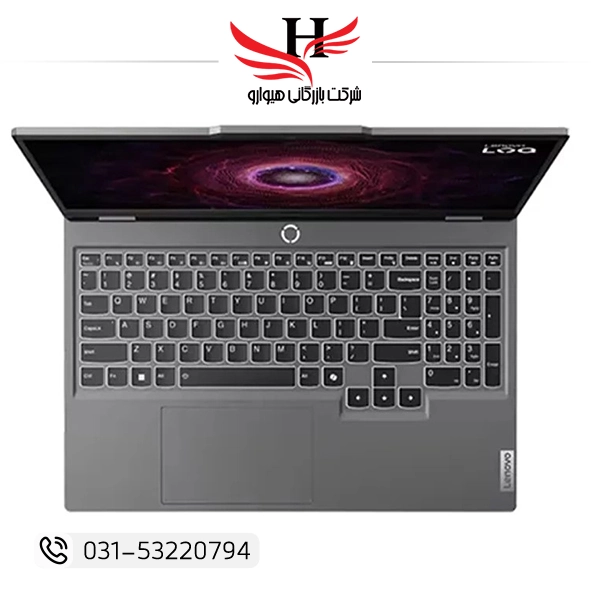 لپ تاپ لنوو 15.6 اینچی مدل LOQ با پردازنده Ryzen 5 7235HS و کارت گرافیک RTX 3050، مناسب گیمینگ و فروش عمده از نمایندگی رسمی هیوارو در شهرضا، اصفهان و تهران